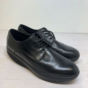 MBT 700487-03C Black Leather Orthopedic Oxford Shoes Mens Size 45 11 - 11.5